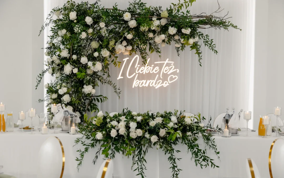 Neon na&nbsp;wesele – atrakcja weselna | Napis LED na&nbsp;ściankę weselną